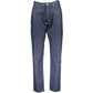 Jeans da uomo in cotone blu