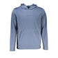 Calvin Klein Blue Polyester Men's Hooded Sweater