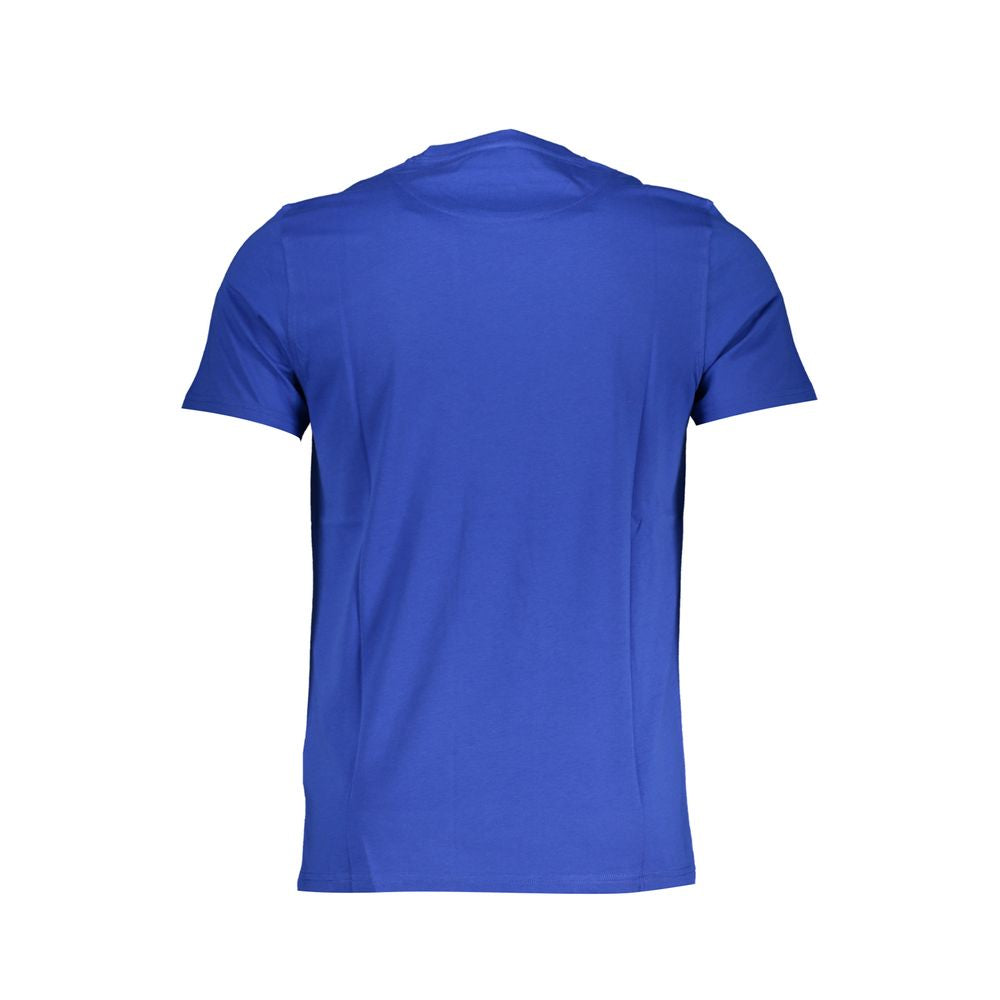 Blaues Baumwoll-T-Shirt