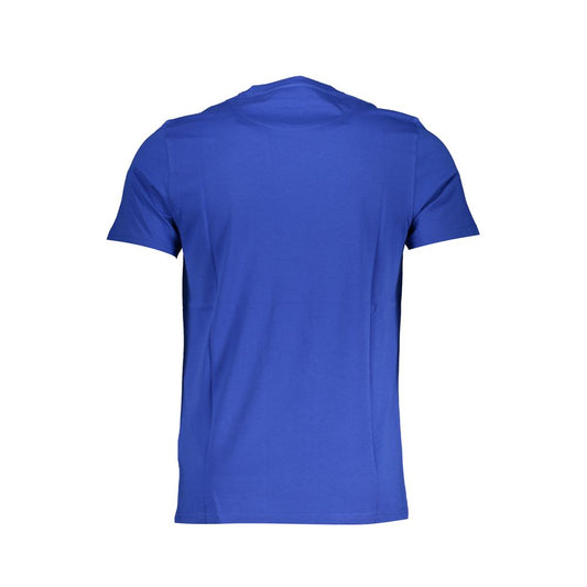 Blaues Baumwoll-T-Shirt