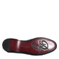Dolce & Gabbana Blue Woven Leather Slip On Loafers Shoes