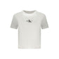 Calvin Klein White Cotton Women T-Shirt