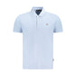 Napapijri Light Blue Cotton Men Polo Shirt