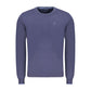 North Sails Blue Cotton Men Sweater