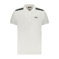 Cavalli Class White Cotton Men Polo Shirt