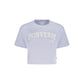 Converse Purple Cotton Women T-Shirt