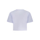 Converse Purple Cotton Women T-Shirt