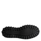 Dolce & Gabbana Black Leather Lace Up Derby Men Dress Shoes
