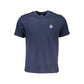 Blaues Baumwoll-T-Shirt
