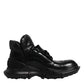 Dolce & Gabbana Black Leather Casual Mens Ankle Boots Shoes