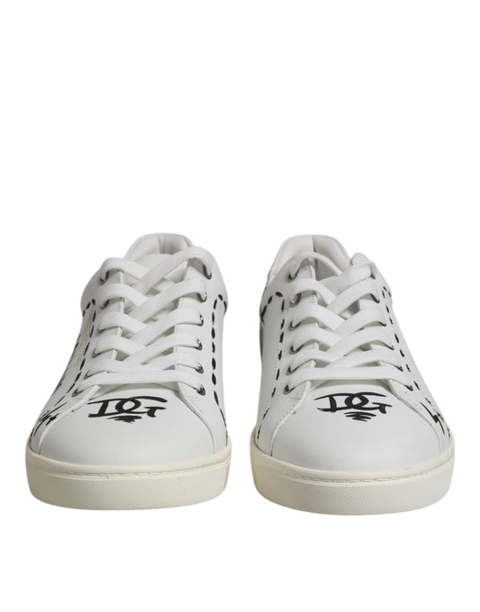 White London Calf Leather Men Sneakers Shoes