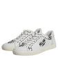 White London Calf Leather Men Sneakers Shoes