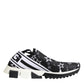 Dolce & Gabbana Black White Sorrento Low Top Sneakers Shoes