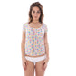 A-Style White Nylon Unisex T-Shirt