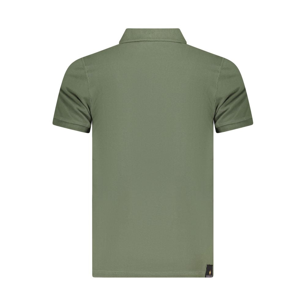 Green Cotton Polo Shirt