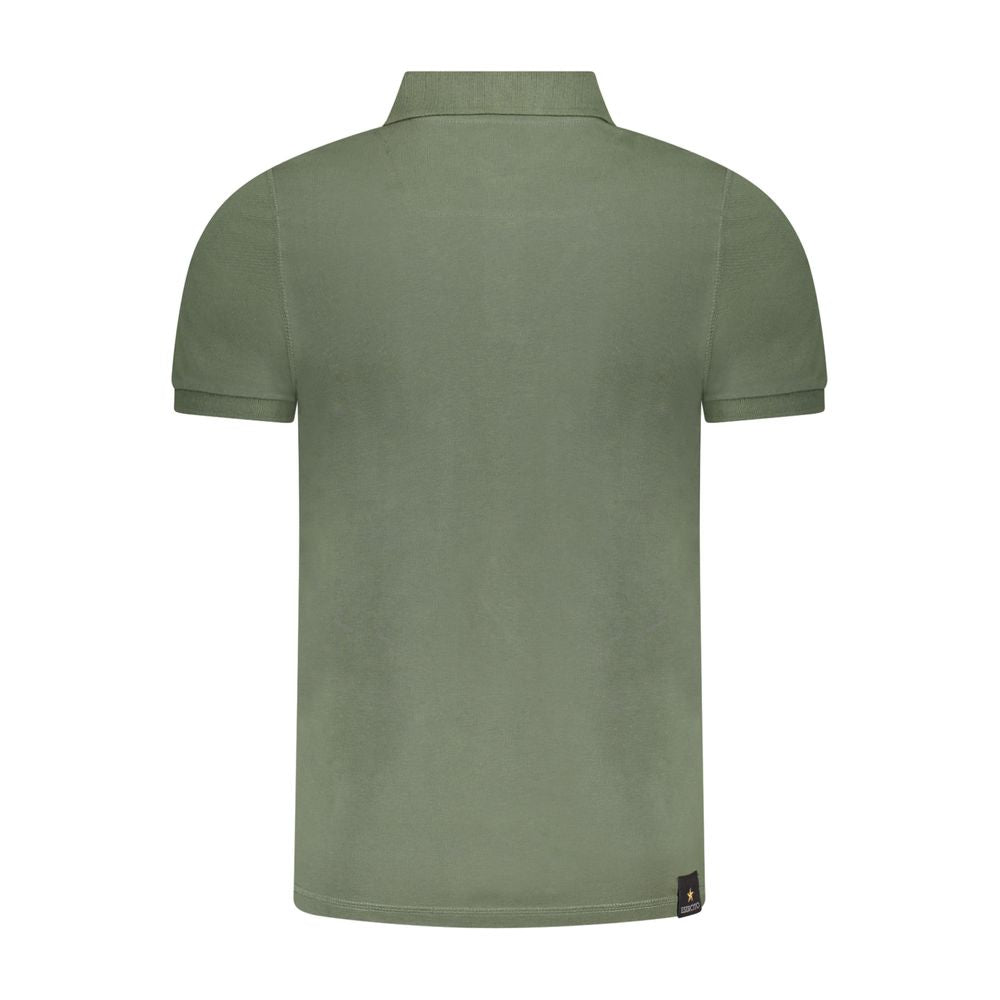 Accademia Militare Verde Cotton Mens Polo
