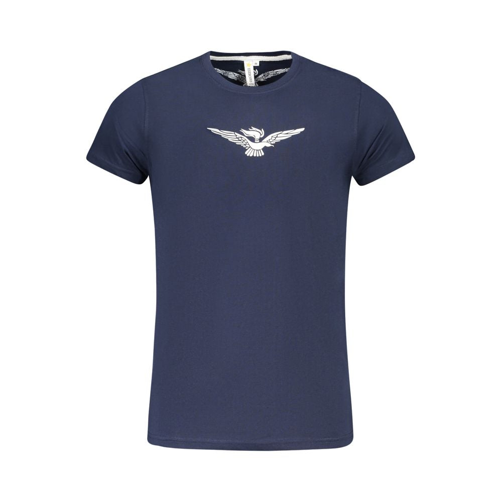 Accademia Militare Blue Cotton Men T-Shirt