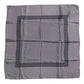 Dolce & Gabbana Gray Polka Dot Silk Square Men Foulard Scarf