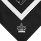 Dolce & Gabbana Black White Printed Square Foulard Scarf