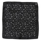 Dolce & Gabbana Black White Printed Square Men Foulard Scarf