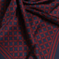 Dolce & Gabbana Red Blue Printed Silk Square Men Foulard Scarf
