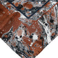 Dolce & Gabbana Multicolor Marble Silk Square Foulard Scarf