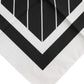 Dolce & Gabbana Black White DG Logo Square Men Foulard Scarf