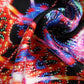 Dolce & Gabbana Black Multicolor Print Square Foulard Scarf