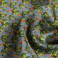 Dolce & Gabbana Gray Green Cactus Print Square Foulard Scarf