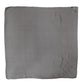 Dolce & Gabbana Gray Black Silk Square Women Foulard Scarf