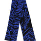 Dolce & Gabbana Blue Black Logo Neck Warmer Wrap Shawl Scarf