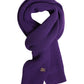 Dolce & Gabbana Purple DG Logo Neck Warmer Wrap Shawl Scarf