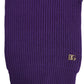 Dolce & Gabbana Purple DG Logo Neck Warmer Wrap Shawl Scarf