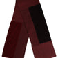 Dolce & Gabbana Maroon Black Neck Warmer Wrap Shawl Scarf