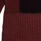 Dolce & Gabbana Maroon Black Neck Warmer Wrap Shawl Scarf