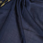 Dolce & Gabbana Blue Cashmere Neck Warmer Wrap Shawl Scarf