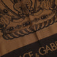 Dolce & Gabbana Brown DG Crown Neck Warmer Men Foulard Scarf