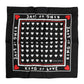 Dolce & Gabbana Black Printed Silk Square Men Foulard Scarf