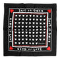Dolce & Gabbana Black Printed Silk Square Men Foulard Scarf