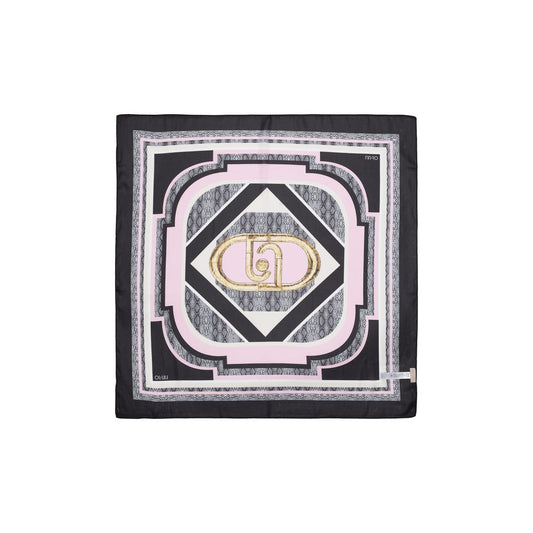 Black Polyester Scarf