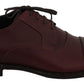 Elegant Bordeaux Leather Dress Shoes