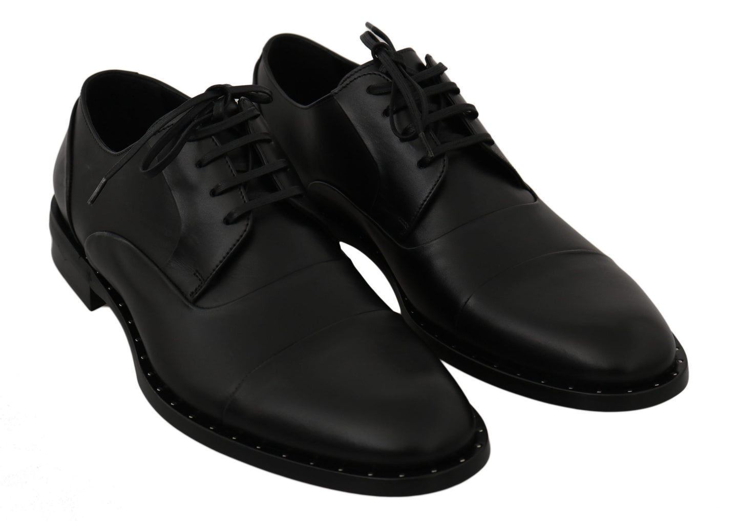 Elegante schwarze Abendschuhe aus Leder