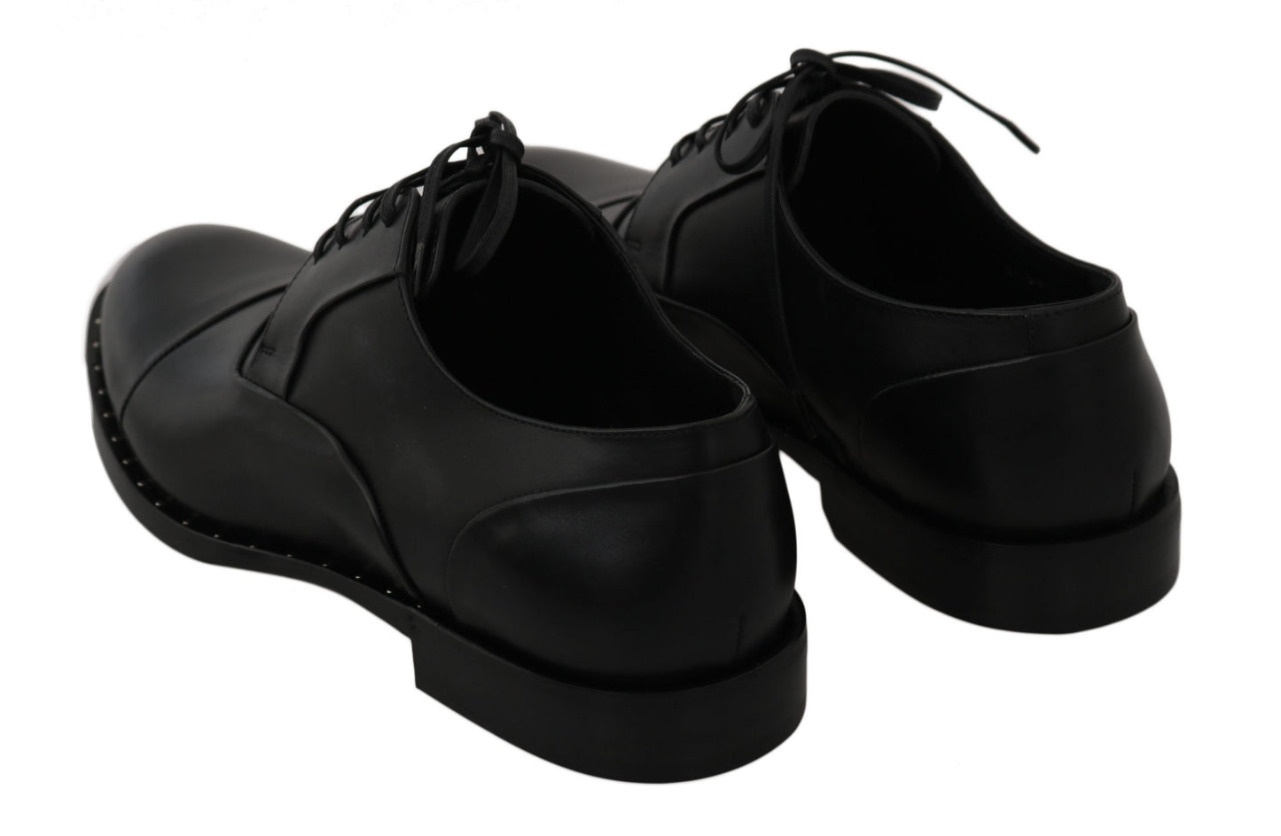 Elegante schwarze Abendschuhe aus Leder