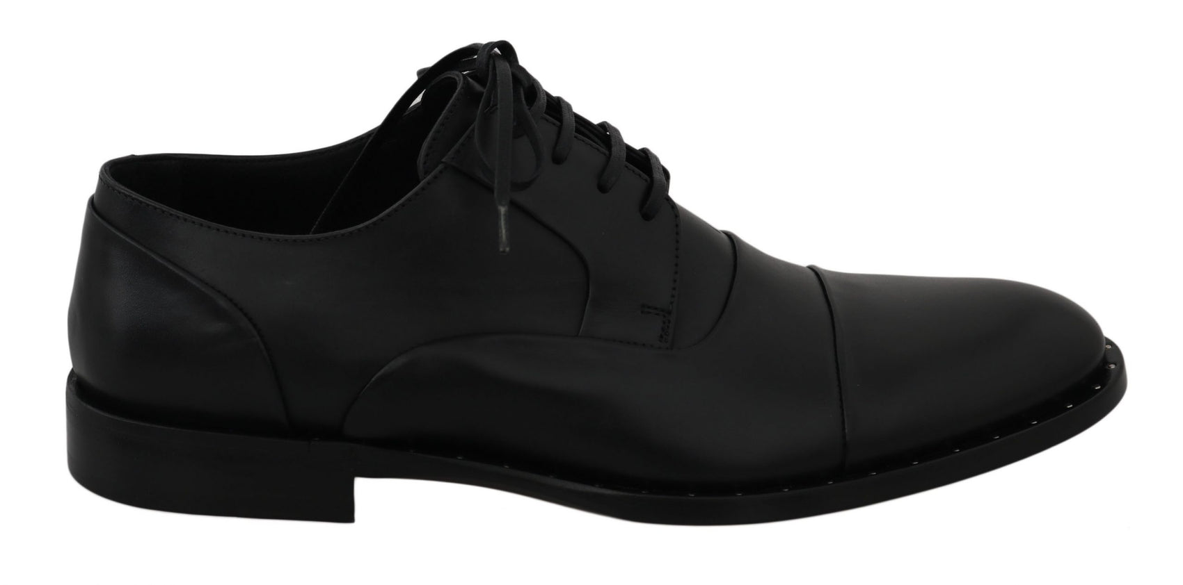 Elegante schwarze Abendschuhe aus Leder