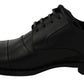 Elegante schwarze Abendschuhe aus Leder