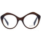 Yohji Yamamoto Brown Unisex Optical Frames