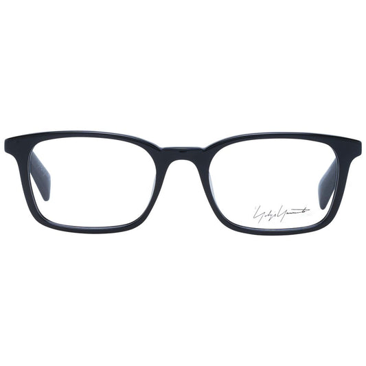 Yohji Yamamoto Black Unisex Optical Frames