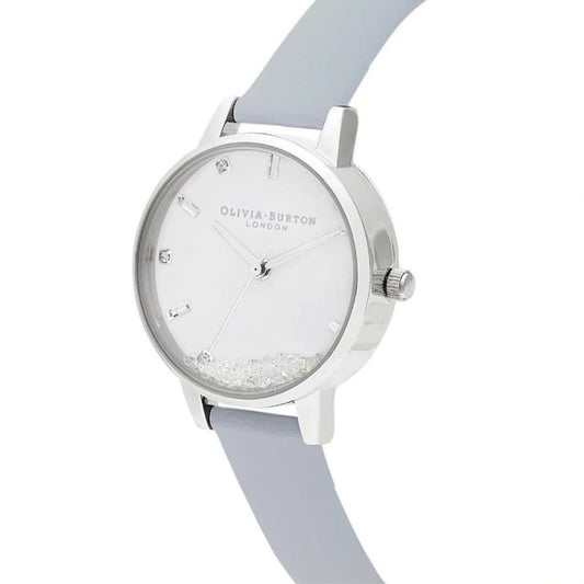 Blue Artificial Leather Watch