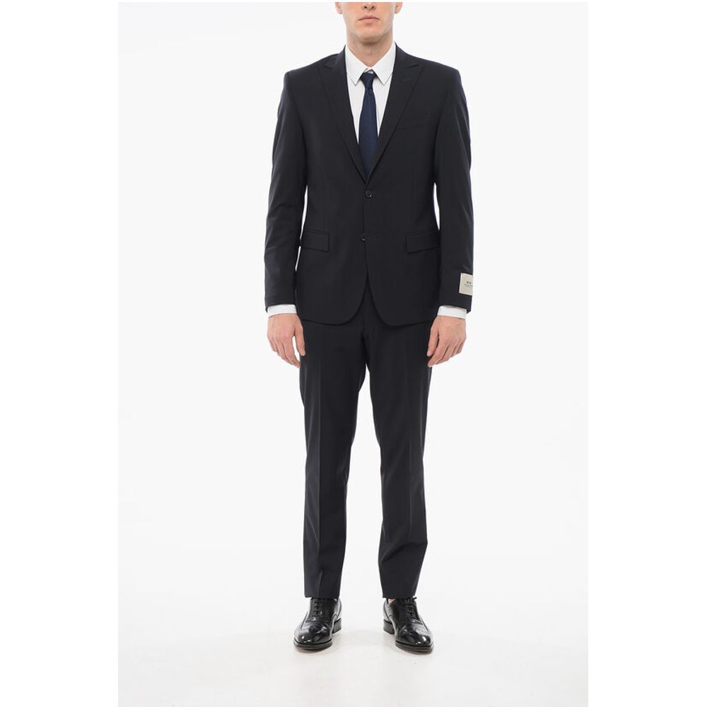 CC COLLECTION Stretch Wool REFINED Suit with Peak Lapel