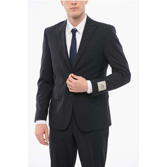 CC COLLECTION Stretch Wool REFINED Suit with Peak Lapel
